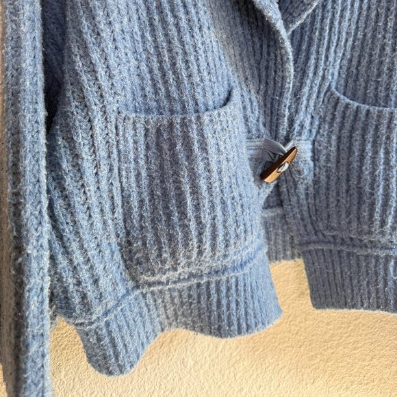 Free People 💋 Jackson Cardigan \\ Size Small // Crop chunky knit shawl collar - Picture 8 of 12